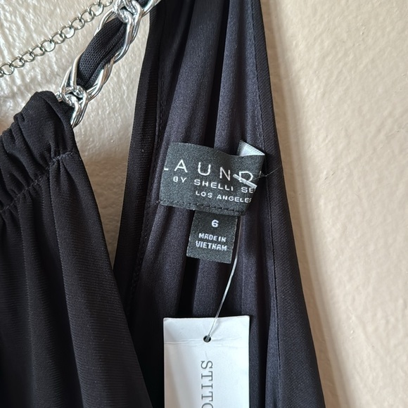 Laundry By Shelli Segal Rieley Jersey Jumpsuit Size 6 - Picture 6 of 9